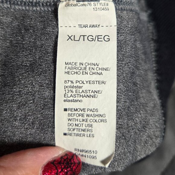 Under Armour Crossback Mid Sports Bra - XL Grey/Black - Picture 4 of 4